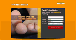 Desktop Screenshot of footfetishmatch.com