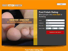 Tablet Screenshot of footfetishmatch.com